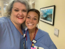 "Heather was my nursing preceptor for my capstone on Labor & Delivery atOishei back in 2018. This photo was taken two months later on my first day as a staff RN. Thank you Heather for being such a great mentor then, and still to this day!" Submitted by Lia Mistretta.
