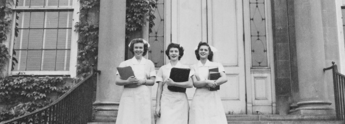 Nursing students circa 1940. 