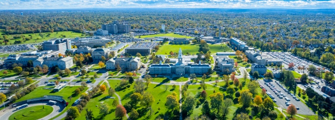 Aerial view of South Campus. 