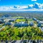 Aerial view of South Campus. 