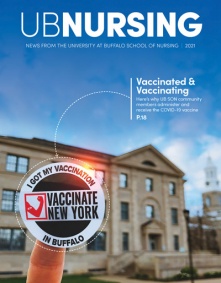 UB Nursing 2021 magazine cover. 
