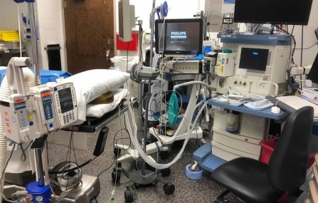 Zoom image: close up of operating room equipment.